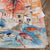 Peinture sur voile réalisée par Cécile Colombo en voile de bateau made in france