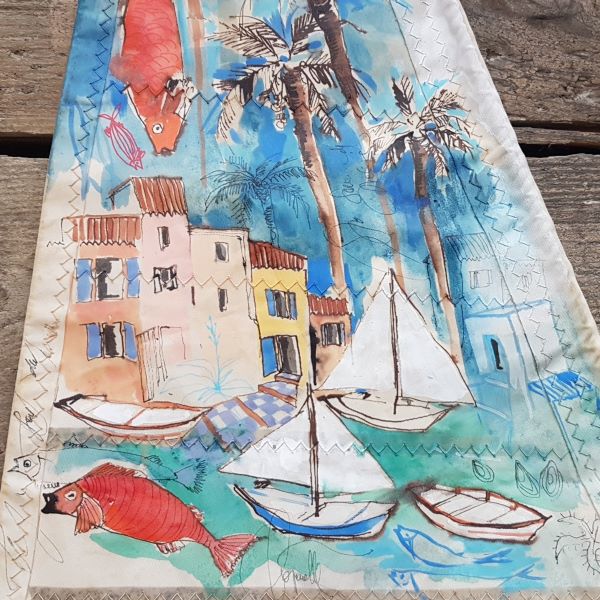 Neu: Unsere Kunst-Ecke "Malerei auf Segeln"