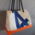 Tasche aus recyceltem Bootssegel, hergestellt in Frankreich
