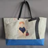 Large Shopping bag with bather by Cécile Colombo