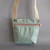 Mini shoulder bag recycled sailcloth recycled sailcloth made in france
