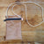 Recycled boat sail phone pouch made in france