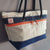 handbag in boat sail made in france