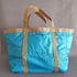 Large Turquoise Shopping Bag