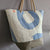 beach bag in recycled sailcloth in sailcloth made in france