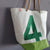 beach bag in recycled sailcloth in sailcloth made in france