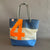 Cabas plage - made in Frace - artisanal - écoresponsable en voile de bateau made in france