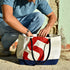 Borsa tote media Navy