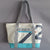 Travel bag made of recycled boat sail made in france