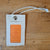 Luggage tag made in france from boat sails