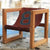 Fauteuil en bois et voile de bateau recyclée en voile de bateau made in france