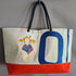 Borsa grande in papavero "Baigneuse" Cécile Colombo