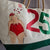 large sail bag painted by cécile colombo in boat sail made in france