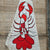 Peinture sur voile réalisée par Cécile Colombo en voile de bateau made in france