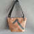 Mini shoulder bag in Persenning canvas recycled as a sailboat made in france