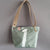 Mini shoulder bag in Persenning canvas recycled as a sailboat made in france