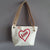 Mini shoulder bag in Persenning canvas recycled as a sailboat made in france