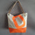 Maud recycled boat sail shoulder bag made in france