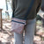 Mini borsa bandoulière de voile de bateau recyclée les toiles du large en voile de bateau made in france