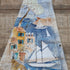 Peinture sur voile , Baie de La Ciotat, par Cécile Colombo