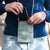 Recycled boat sail phone pouch made in france
