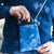 Recycled boat sail phone pouch made in france