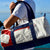 Polochon petit Navy en voile de bateau made in france