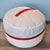 Round pouffe in recycled sailcloth in sailcloth made in france