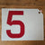 Table set in recycled boat sail made in france