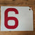 Table set in recycled boat sail made in france