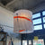 Voile hanging lamp in boat sail made in france