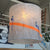 Voile hanging lamp in boat sail made in france