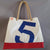 Cabas Bag in recycled sailcloth in sailcloth made in france