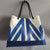 Dufour recycled boat sail tote bag made in france