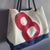 Cabas Bag in recycled sailcloth in sailcloth made in france