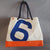 Cabas Bag in recycled sailcloth in sailcloth made in france