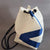 baluchon duffel bag in recycled sailcloth in sailcloth made in france