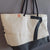 Large tote bag in recycled boat sail made in france