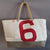 recycled boat sail tote bag large model made in france
