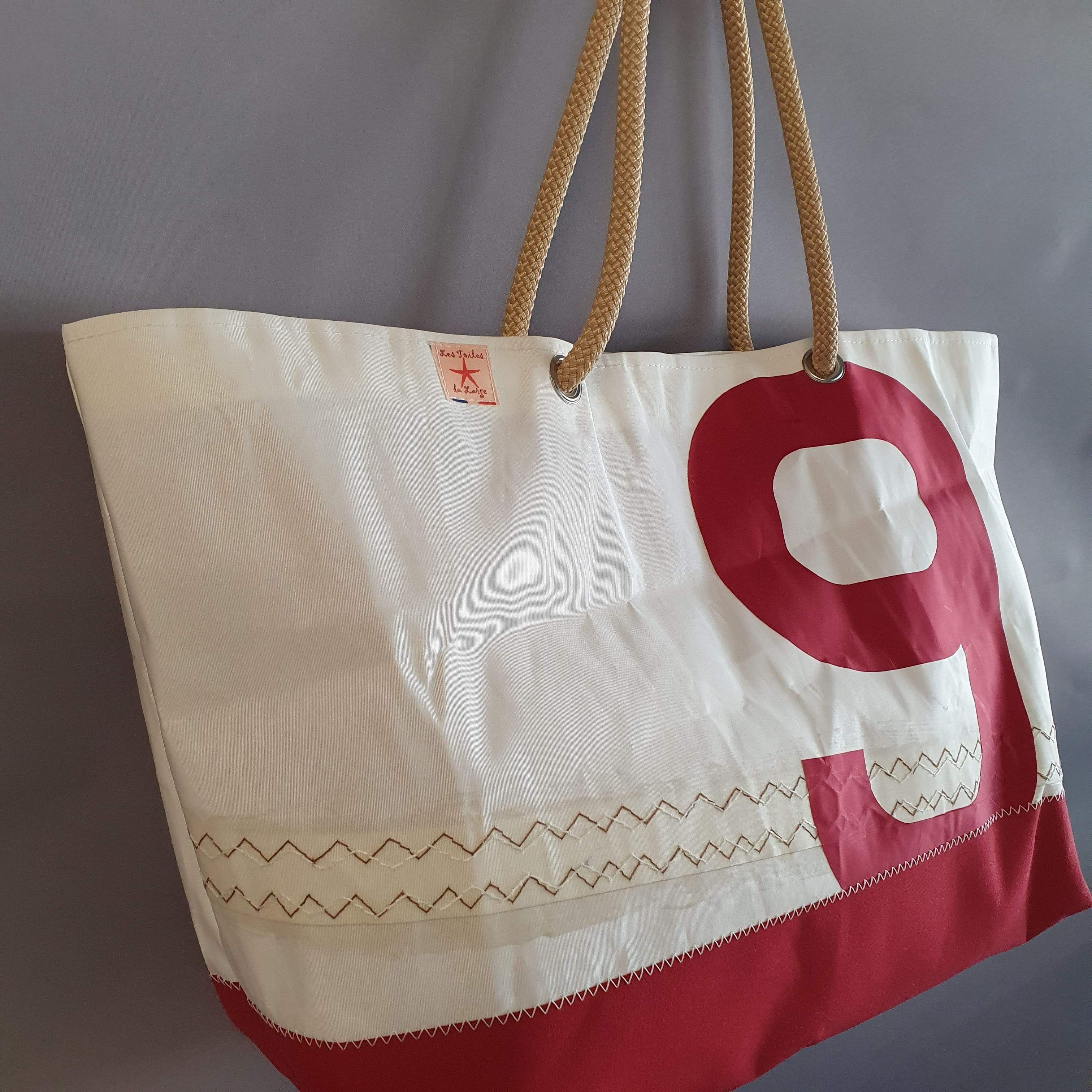 sac cabas en voile de bateau recyclée grand modèle – lestoilesdularge