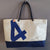 recycled boat sail tote bag large model made in france