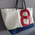 recycled boat sail tote bag large model made in france