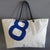 recycled boat sail tote bag large model made in france
