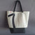 beach bag in recycled sailcloth in sailcloth made in france