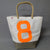 beach bag in recycled sailcloth in sailcloth made in france