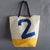 beach bag in recycled sailcloth in sailcloth made in france