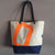 Beach shopping bag made in france