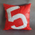 cushion in recycled boat sail in boat sail made in france