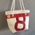 recycled sailcloth handbag les toiles du large in sailcloth made in france