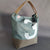 Maud Max Blacky large shoulder bag in recycled sailcloth made in france
